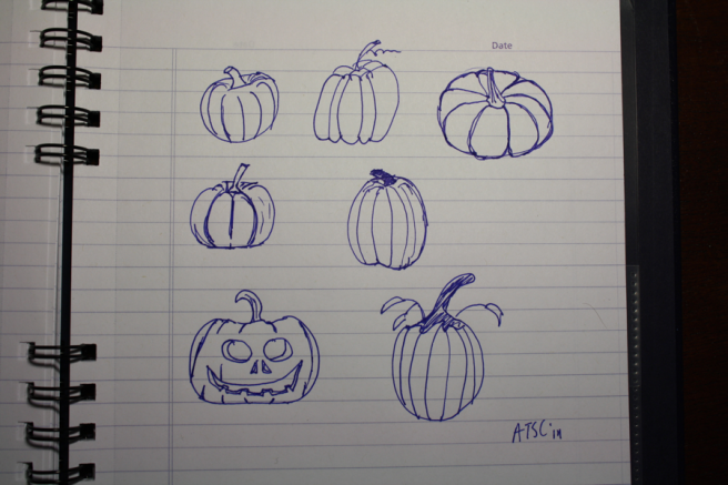 October Pumpkin Sketches
